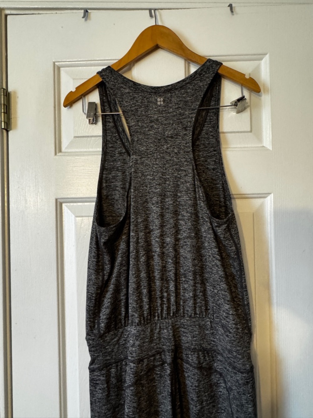 Sweaty Betty Charcoal Marl Garudasana Jumpsuit Size Large 0584 - Picture 4 of 6